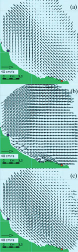 CODAR Ocean Sensors Tsunami dataset examples
